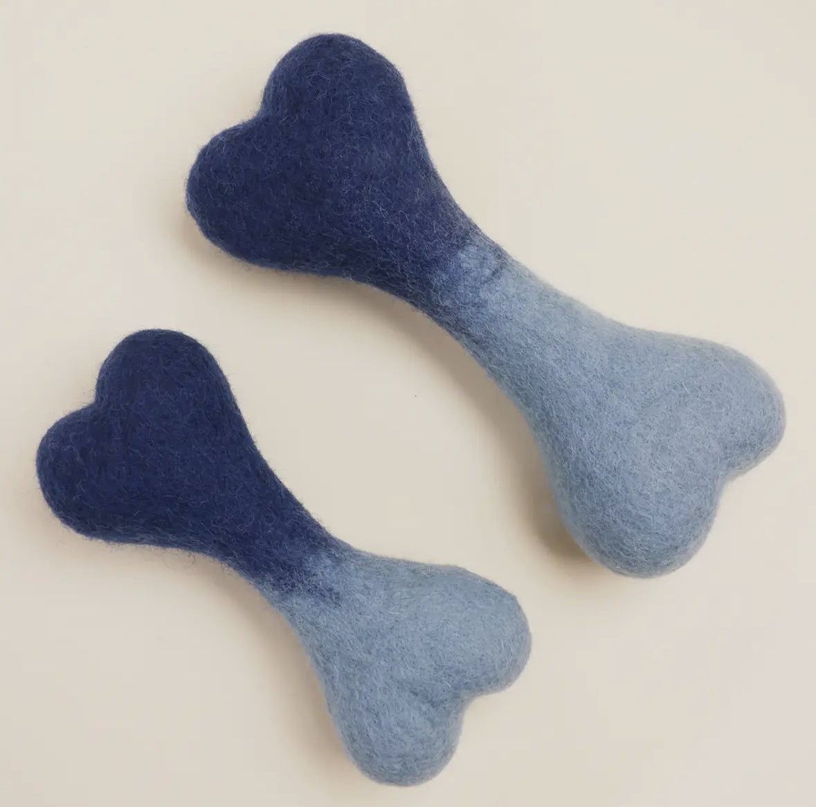 FELT DOGGY BONE - OCEAN (large)