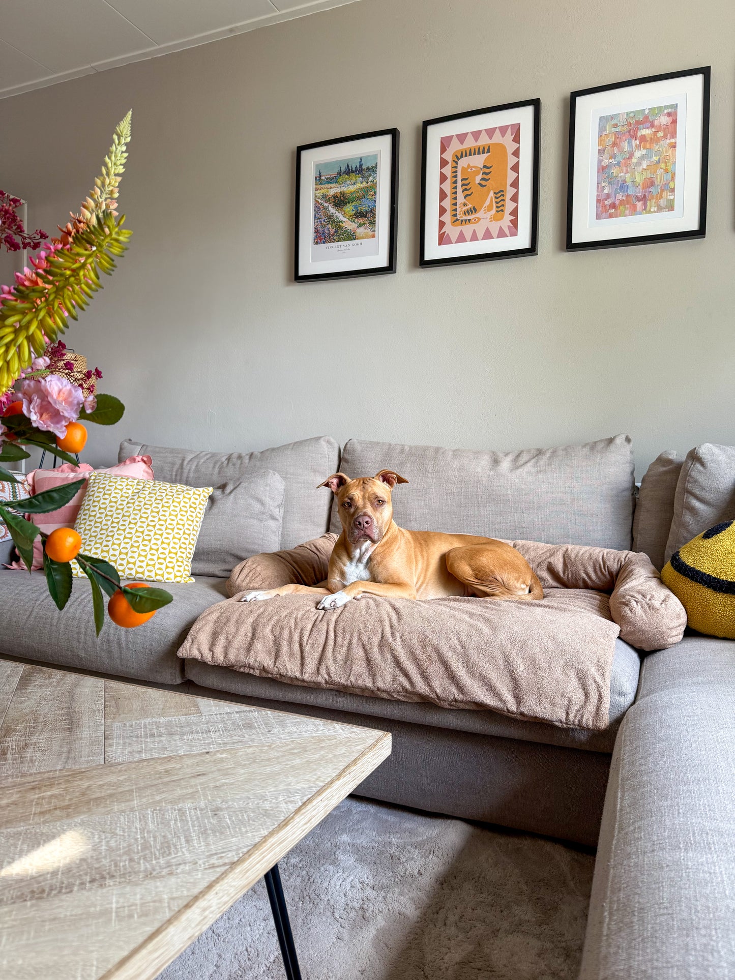 COUCH PILLOW - OAK