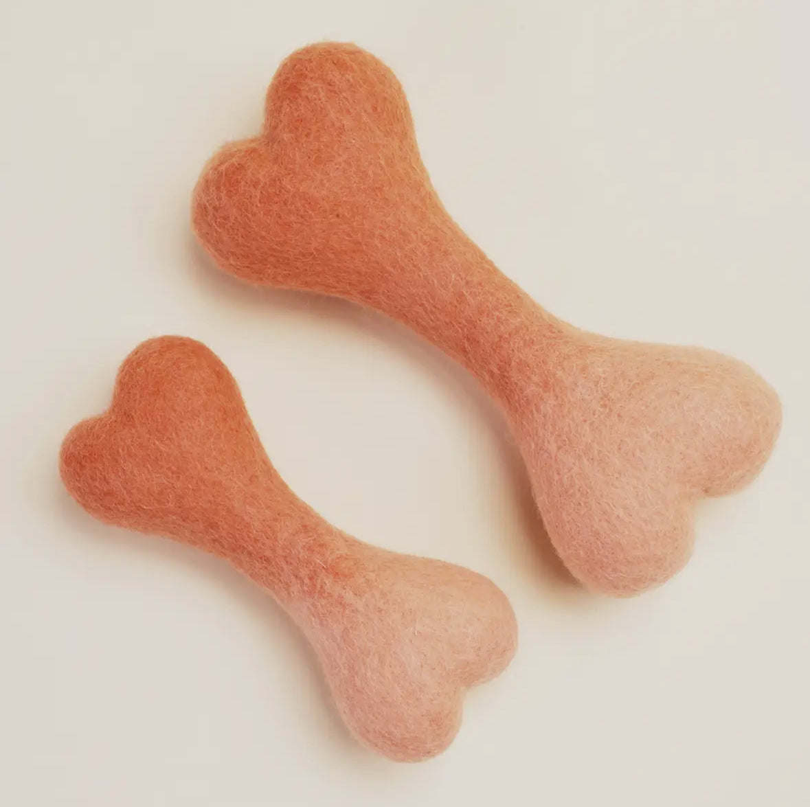 FELT DOGGY BONE - SUNSET (small)