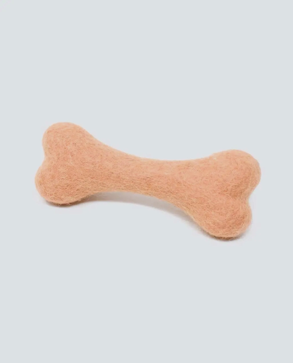 FELT DOGGY BONE - PEACH (small)