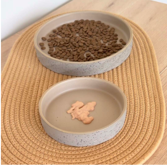 FLAT BOWL STONE - WAVY