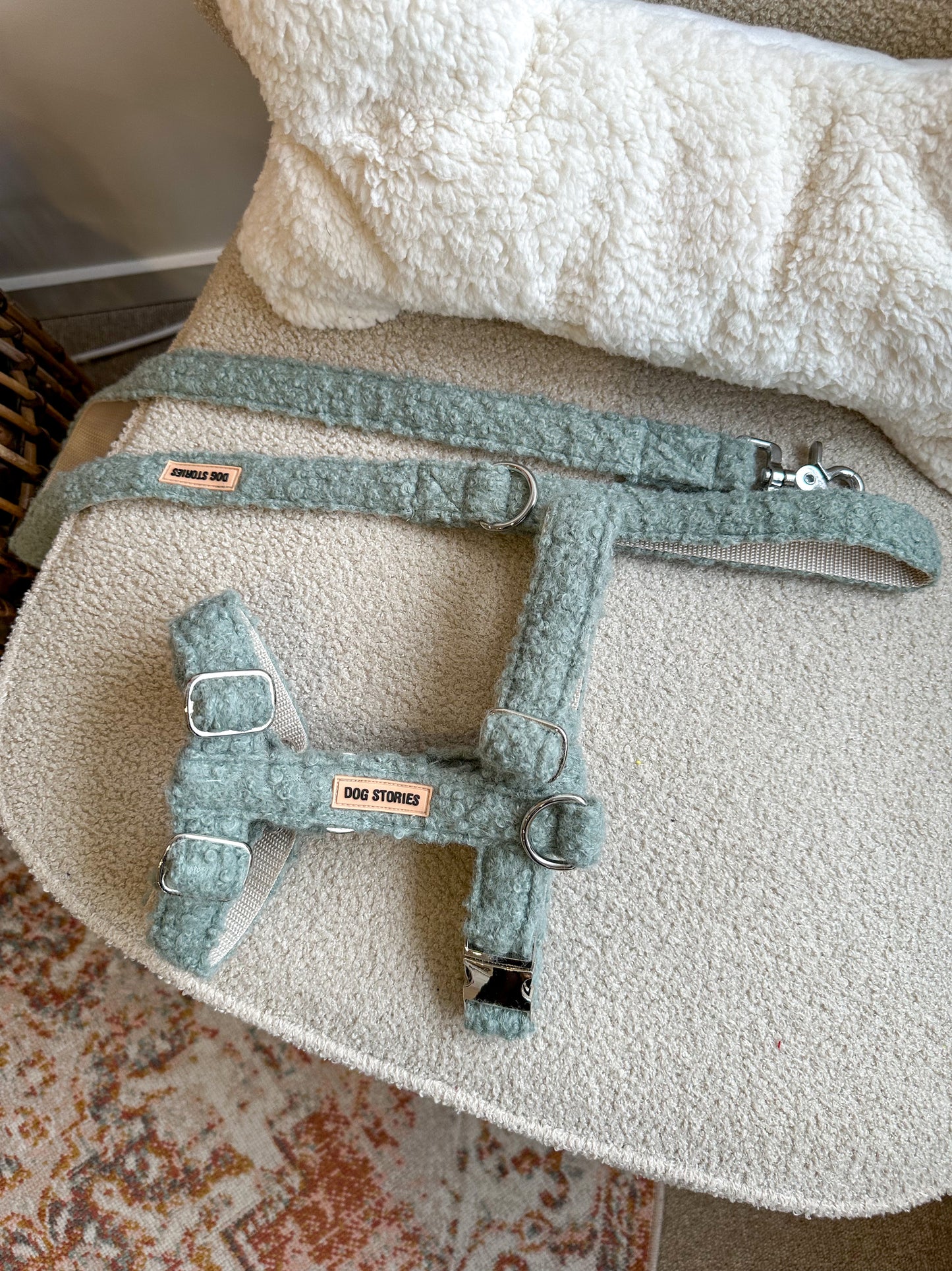 MIST GREEN TEDDY HARNESS