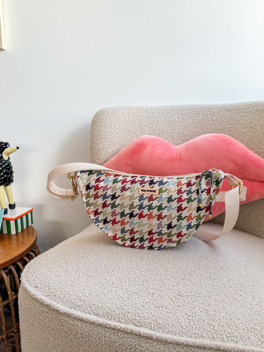 MOON BAG - HOUNDSTOOTH