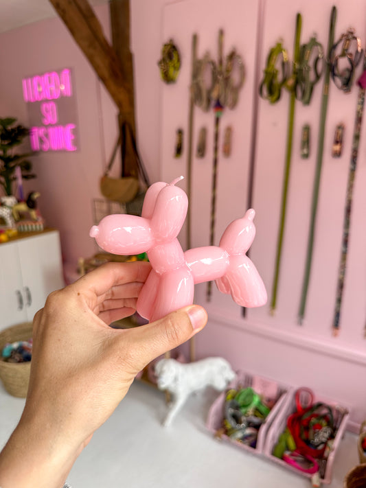 BALLOON DOG CANDLE - BABY PINK