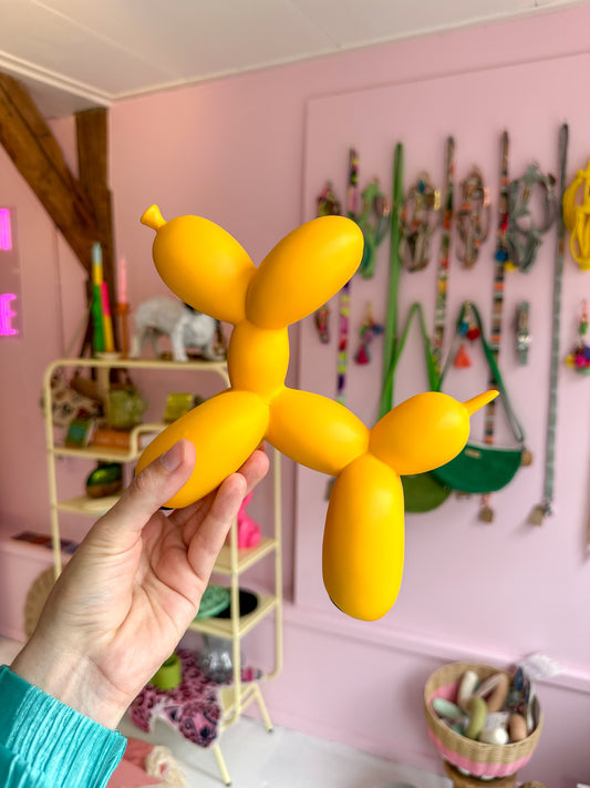 BALLOON DOG DECO - YELLOW