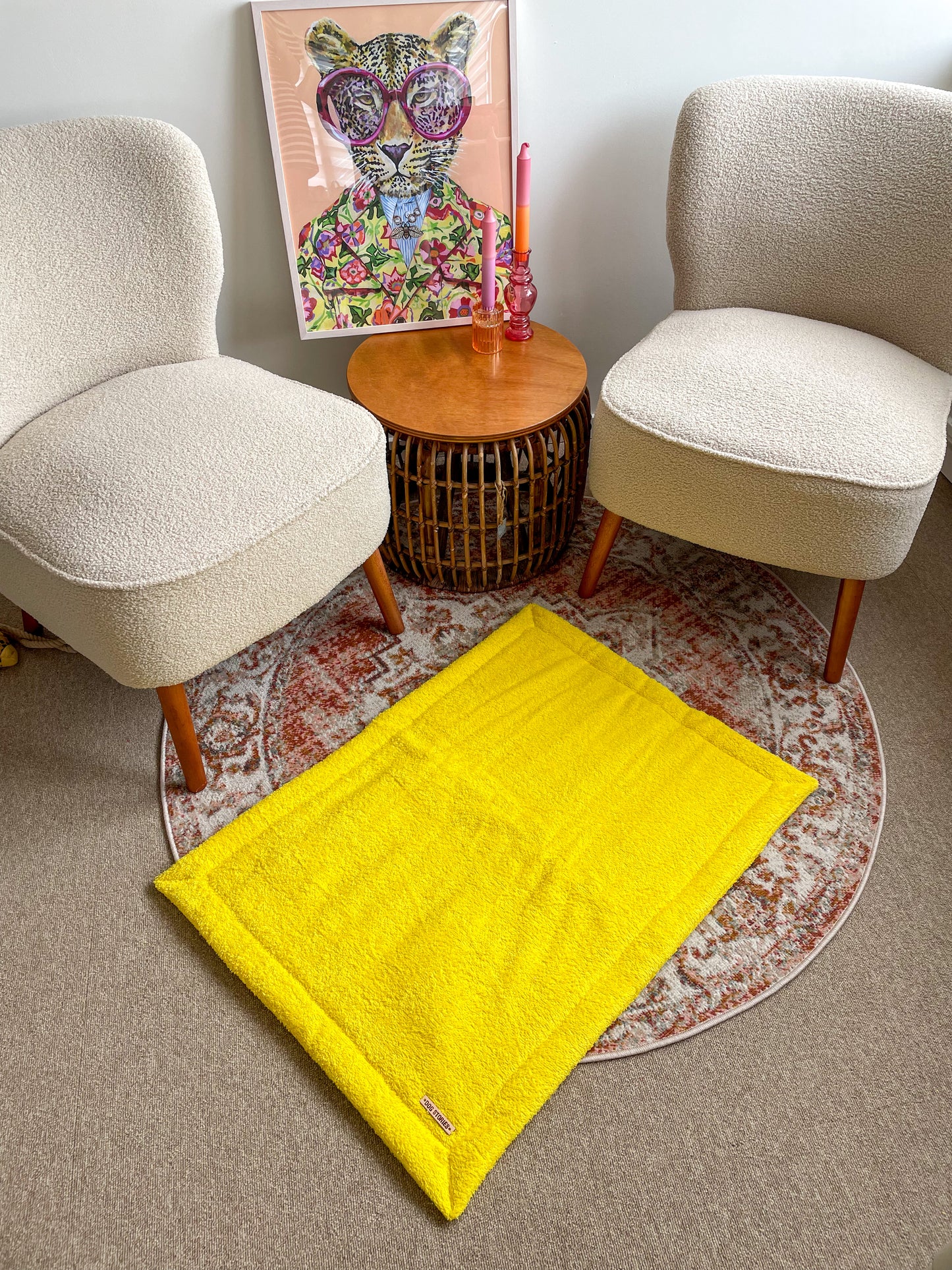 TRAVEL RUG - LEMON TERRY