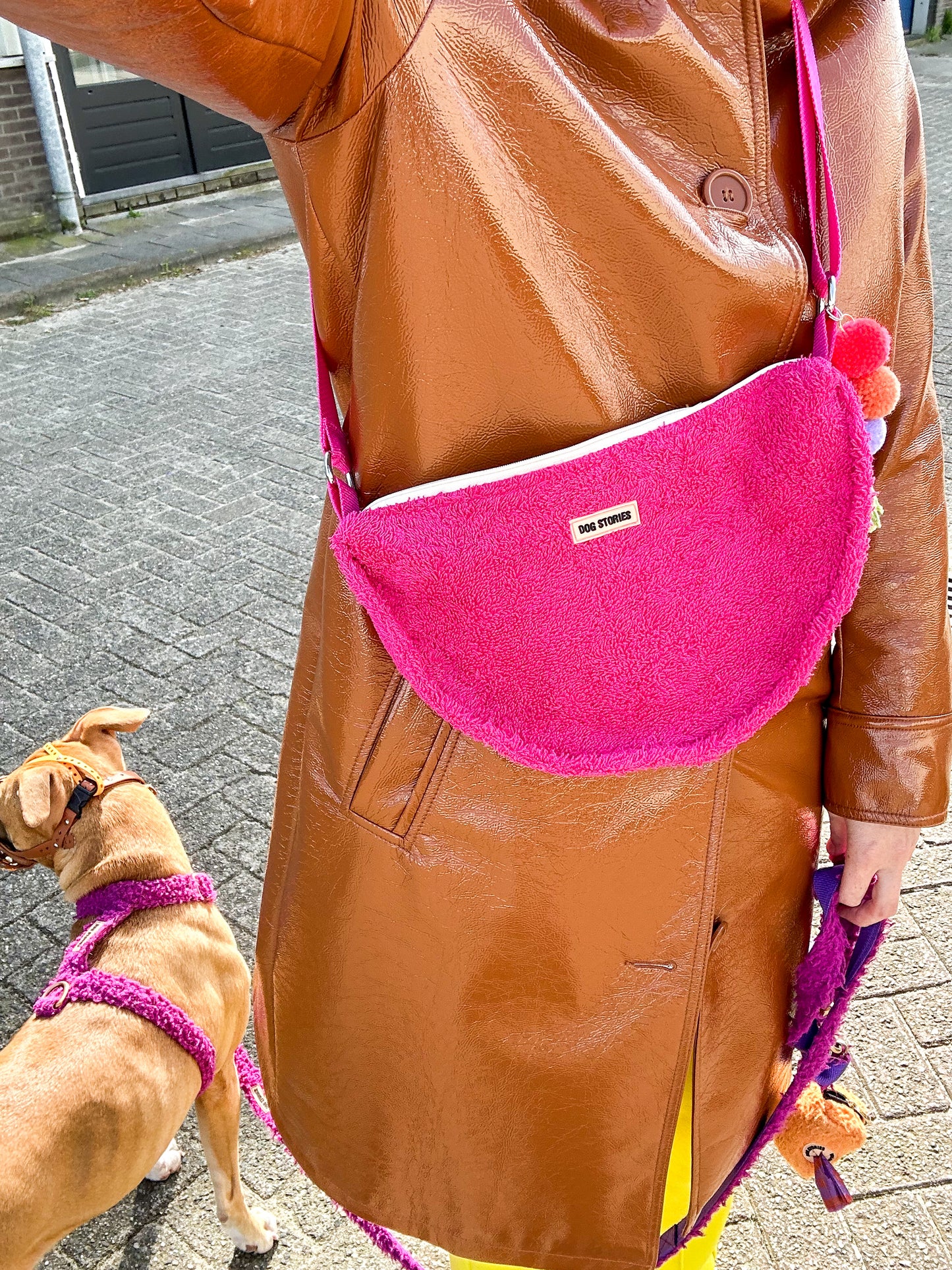 MOON BAG - TERRY FUCHSIA