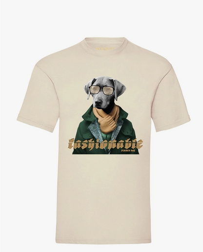 T-SHIRT FASHION DOG - NUDE/OFF WHITE