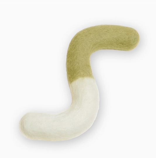 FELT TOY - NOODLE / Lime